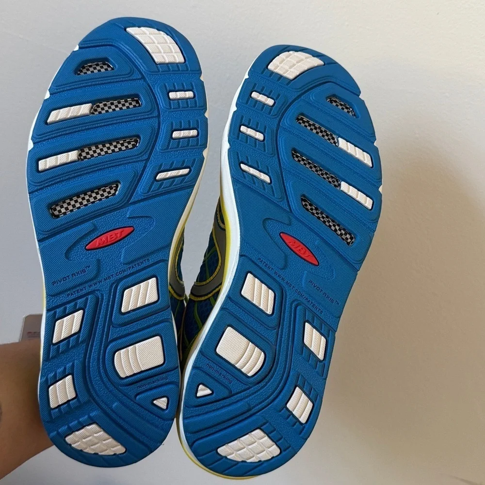 MBT Blue and Lime Green Athletic Shoes